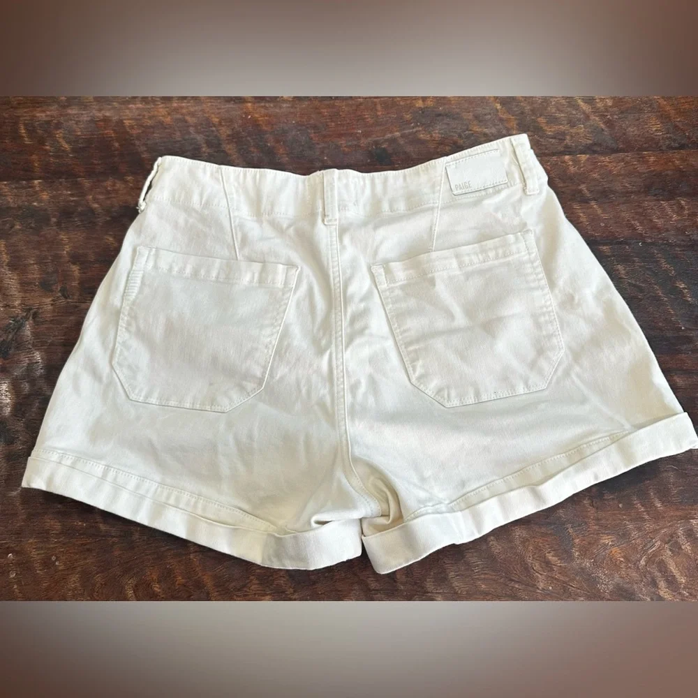 Paige High-Waist White Women's Shorts size 30‎